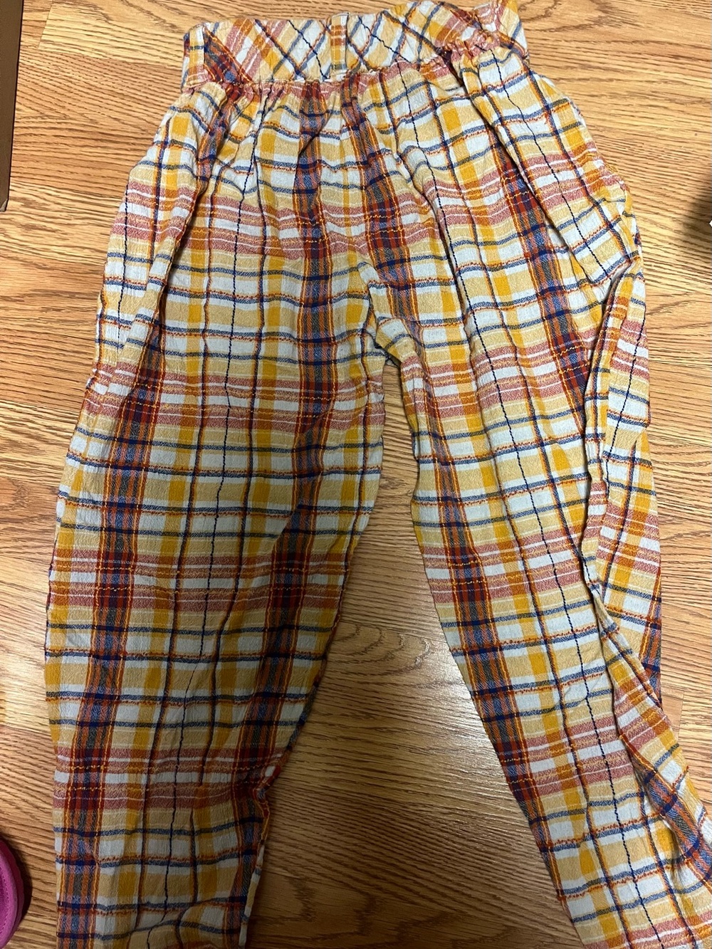 Free people plaid pants